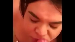 trans girl likes her mans cum here her face